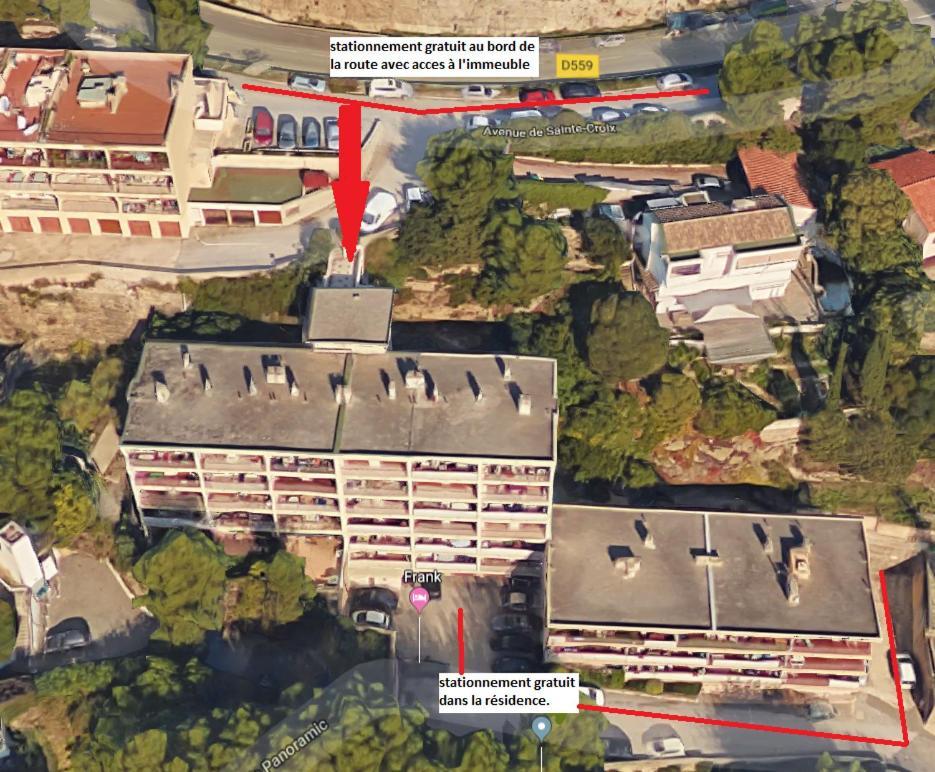 Au Calme, 200M Du Centre T2 Avec Balcon Et Parking Apartment Cassis Luaran gambar